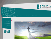 Tablet Screenshot of madmac.co.za